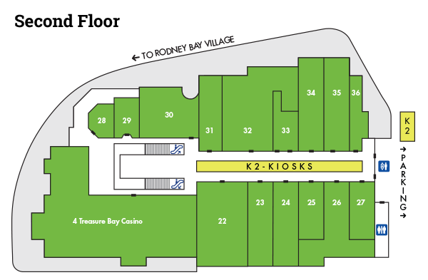 Store Directory - Second Floor